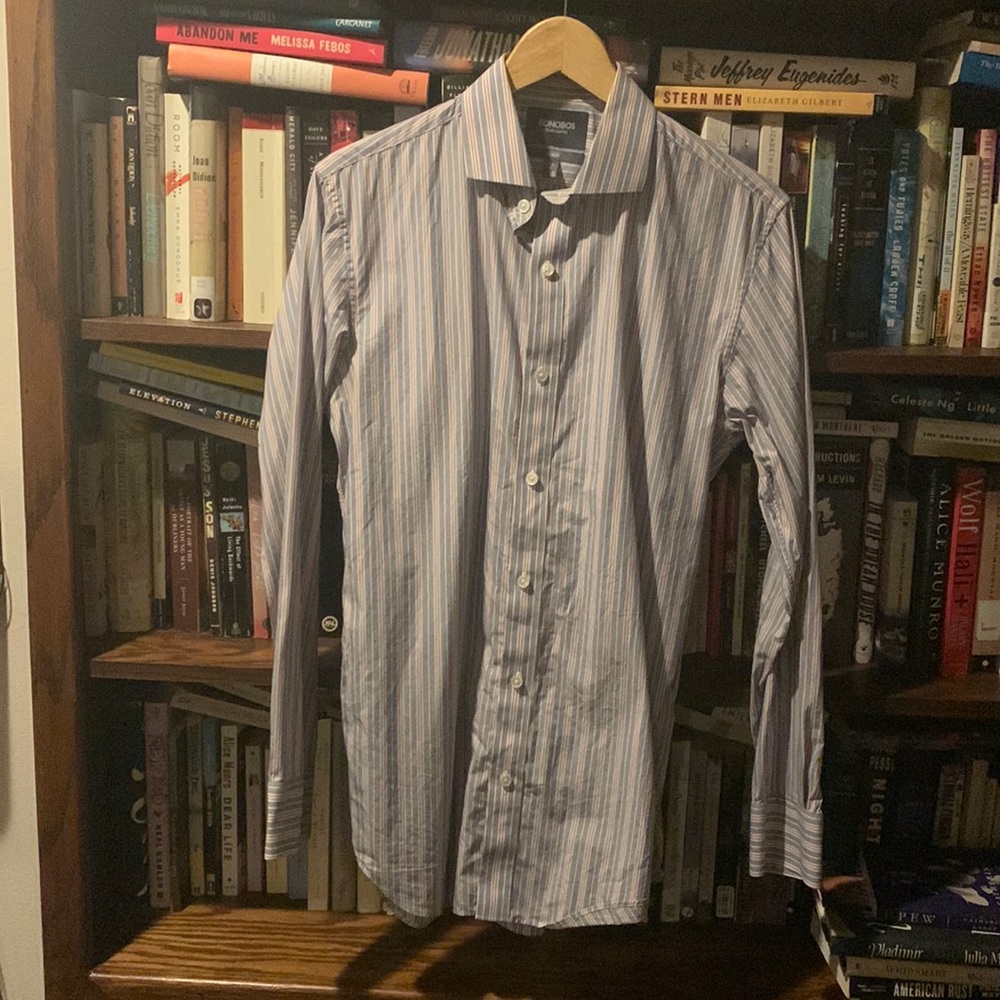 Men’s Bonobos slim fit 15 1/2 /34, 100% Cotton